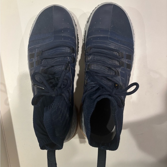 Under Armour Project Rock Navy Blue Sneakers - Picture 3 of 4